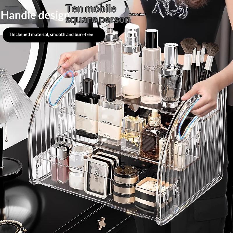 Beauty Makeup Lipstick - Large Capacity Transparent Acrylic Makeup Storage