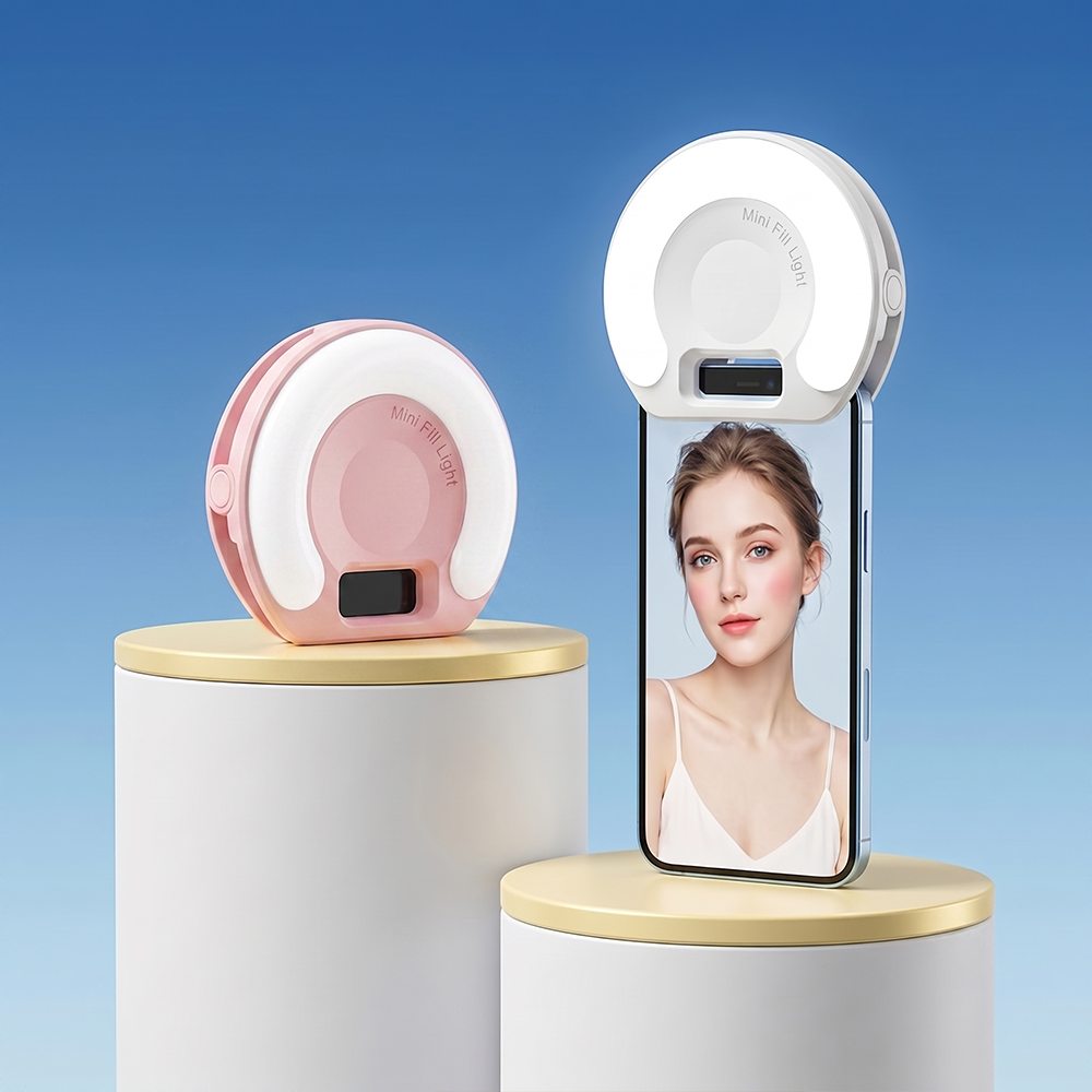 Beauty Makeup Camera - Portable Mini Selfie Ring Light Clip