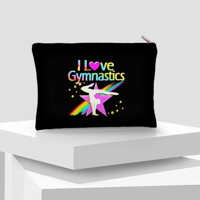 I Love Gymnastics Zipper Pouch - Beauty Makeup Lipstick review and price