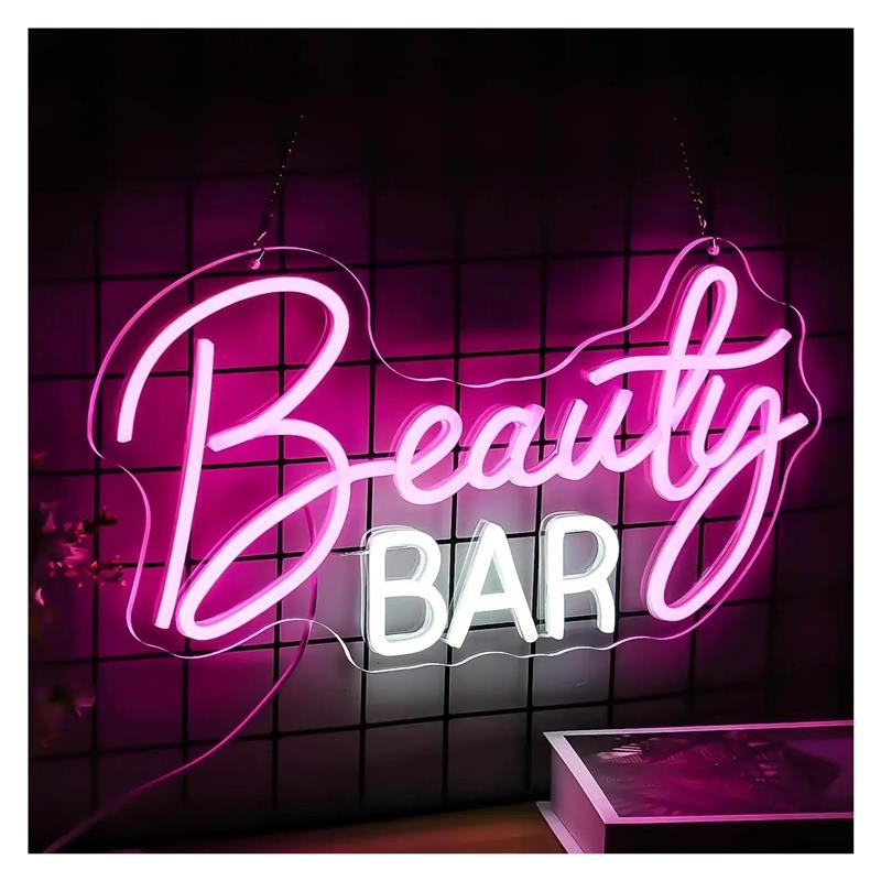 Beauty Bar Neon Sign Dimmable  - Beauty Makeup Wallpaper review and price