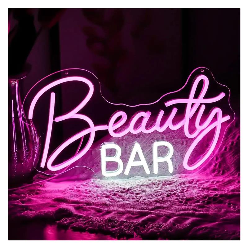 Beauty Bar Neon Sign Dimmable  - Beauty Makeup Wallpaper review and price