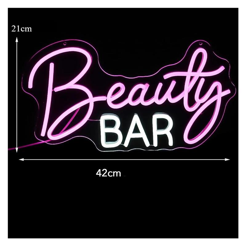 Beauty Bar Neon Sign Dimmable  - Beauty Makeup Wallpaper review and price