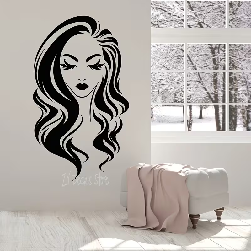Beauty Salon Wall Decal Long H - Beauty Makeup Wallpaper review and price
