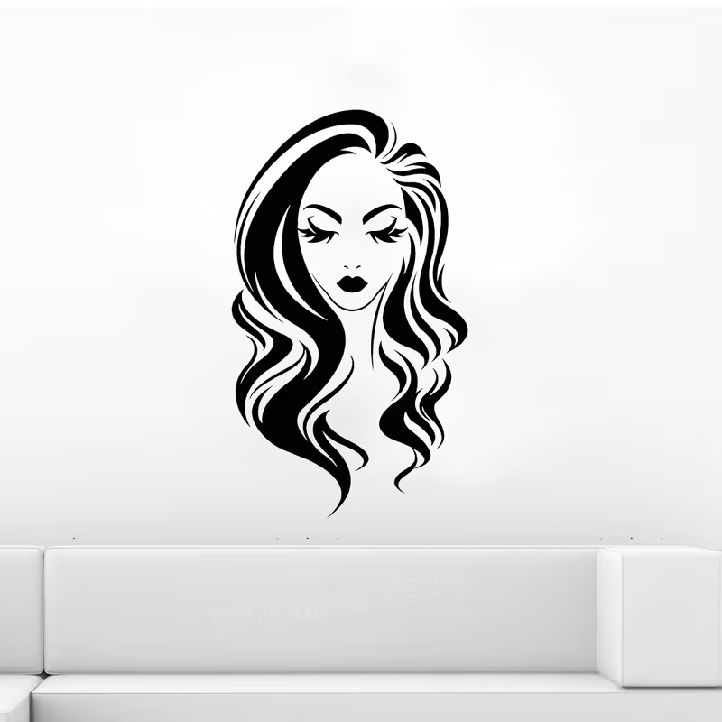 Beauty Salon Wall Decal Long H - Beauty Makeup Wallpaper review and price
