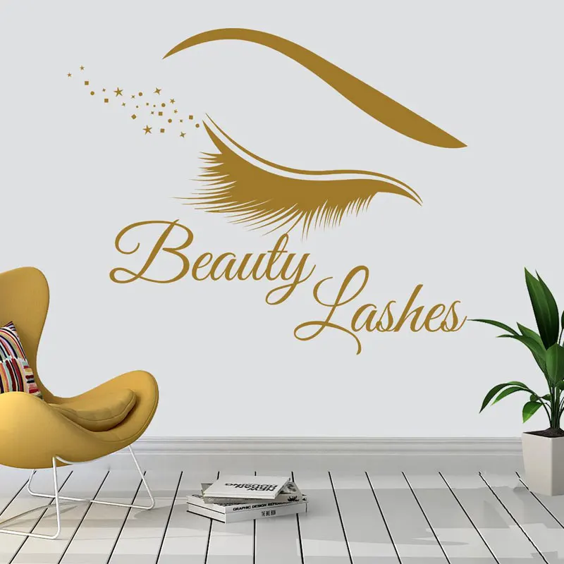 Modern Lashes Eyelashes Wall S - Beauty Makeup Wallpaper review and price