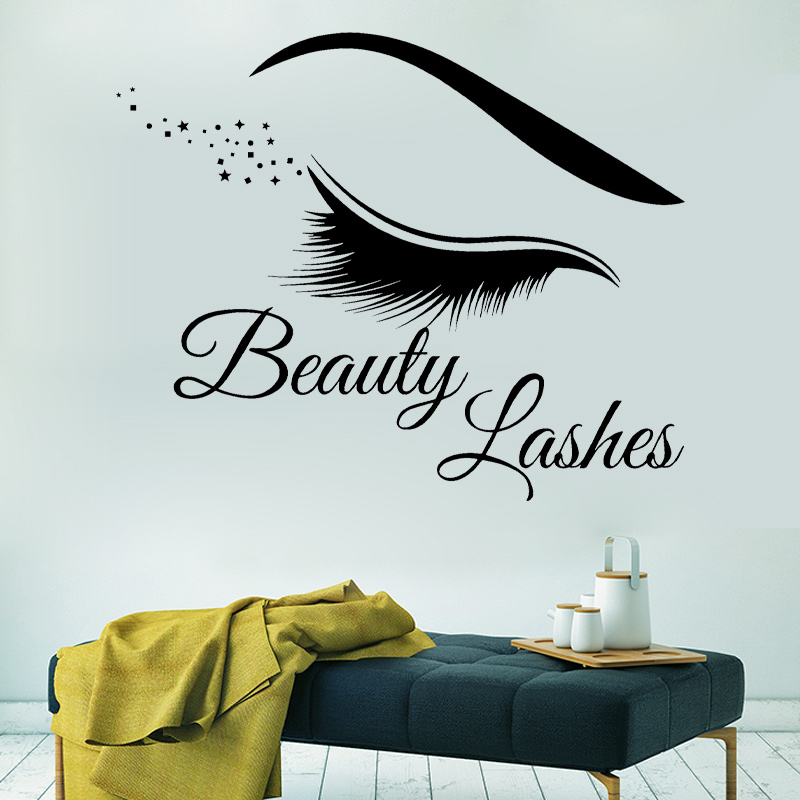 Modern Lashes Eyelashes Wall S - Beauty Makeup Wallpaper review and price