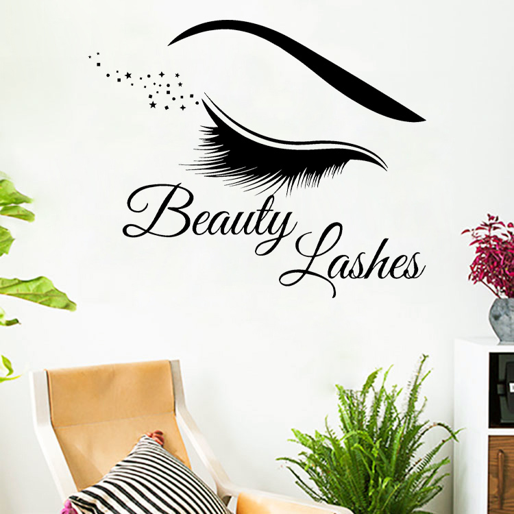 Modern Lashes Eyelashes Wall S - Beauty Makeup Wallpaper review and price