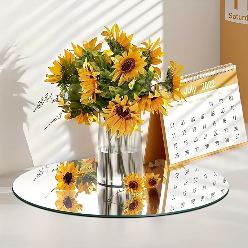 10pcs 30cm Round 2D Acrylic Mi - Beauty Makeup Wallpaper review and price