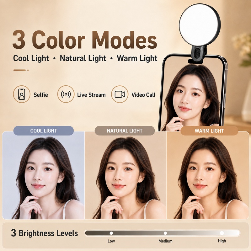 Portable RGB LED Fill Light Mi - Beauty Makeup Camera review and price