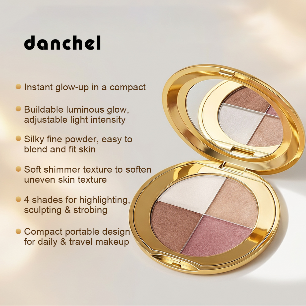 Shimmery Glow Eye & Cheek High - Highlighter Bronzer Palette review and price