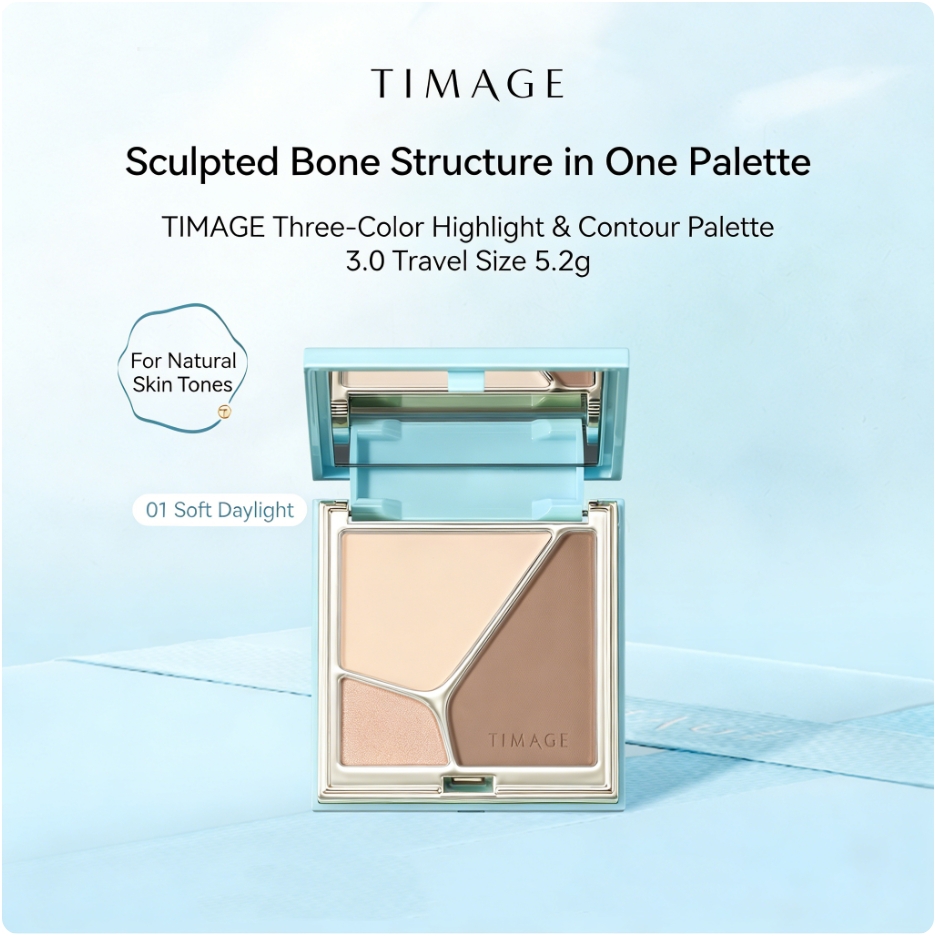 TIMAGE Travel Size Master Matt - Highlighter Bronzer Palette review and price