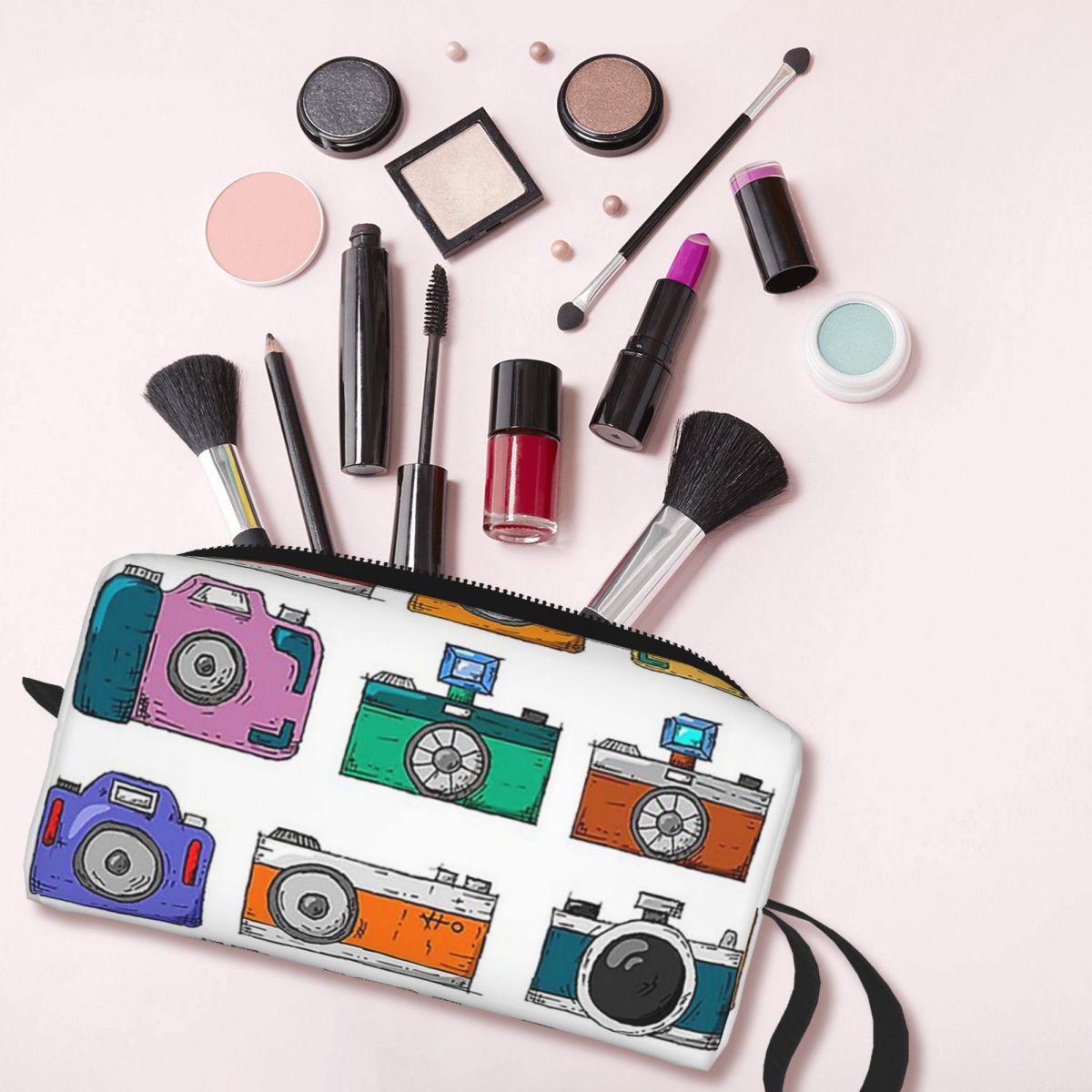 Retro Camera Makeup Bag Cosmet - Beauty Makeup Camera review and price
