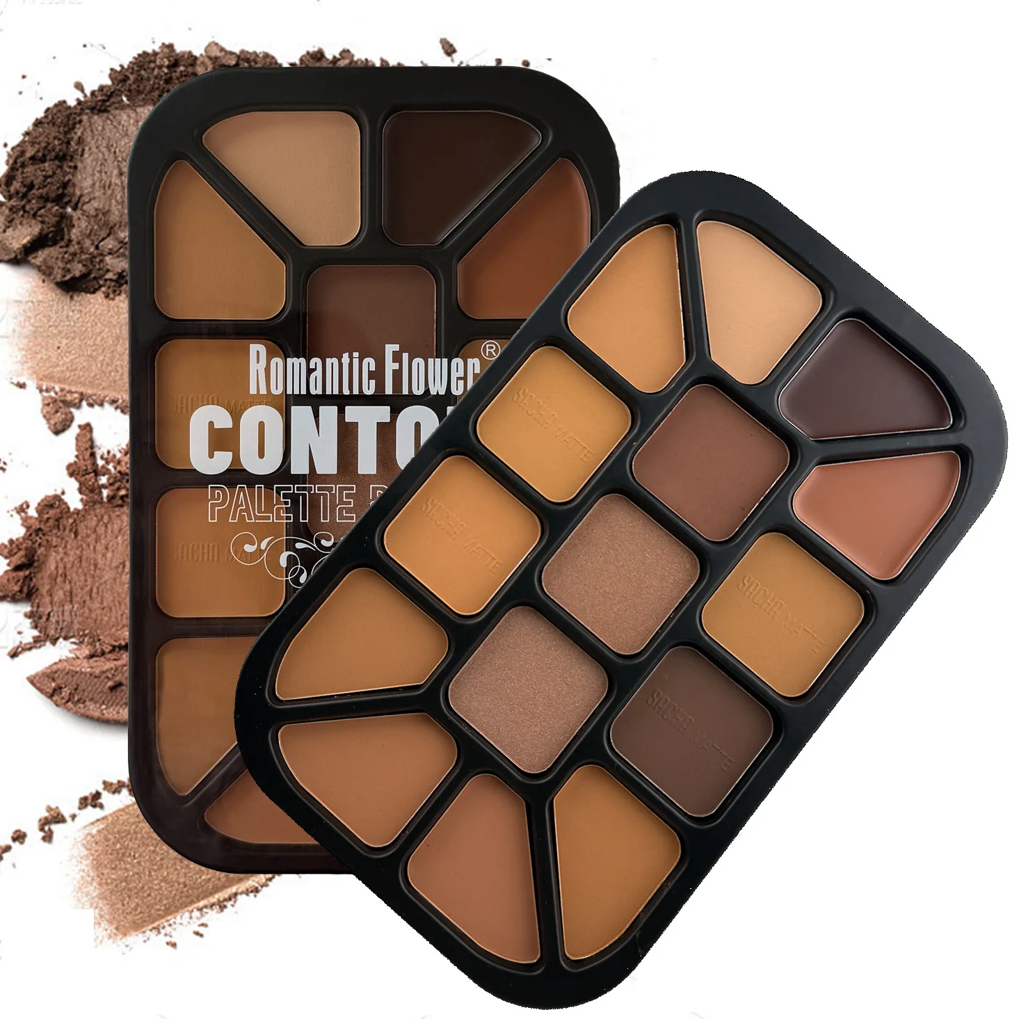 15-Color Face Contour Powder P - Highlighter Bronzer Palette review and price