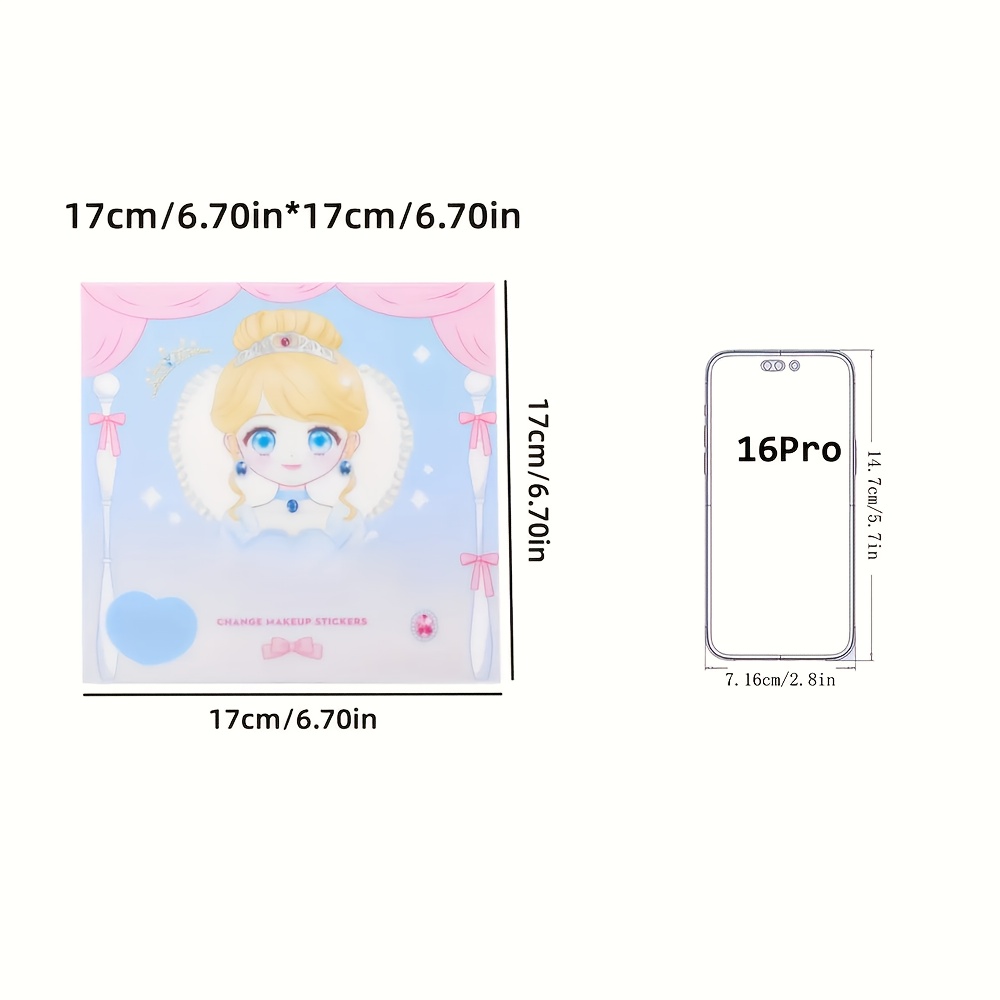 Princess Makeup Stickers, DIY  - Beauty Makeup Games review and price