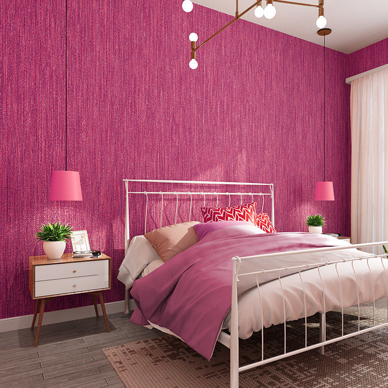 Japanese 3D Linen Striped Wall - Beauty Makeup Wallpaper review and price