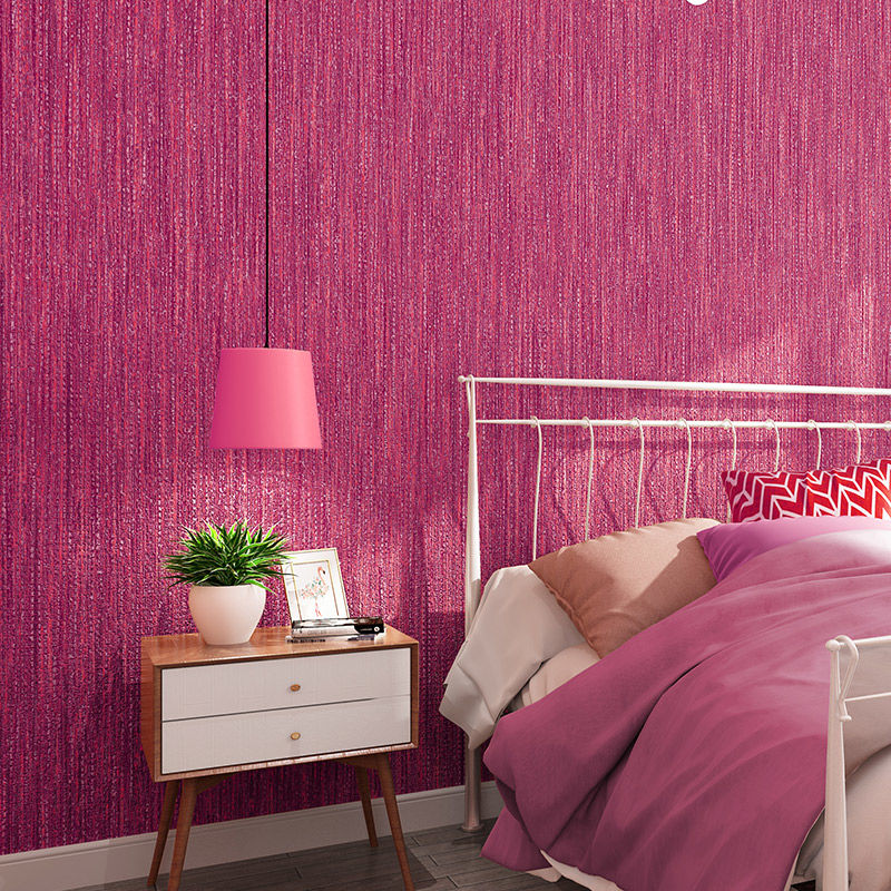 Japanese 3D Linen Striped Wall - Beauty Makeup Wallpaper review and price