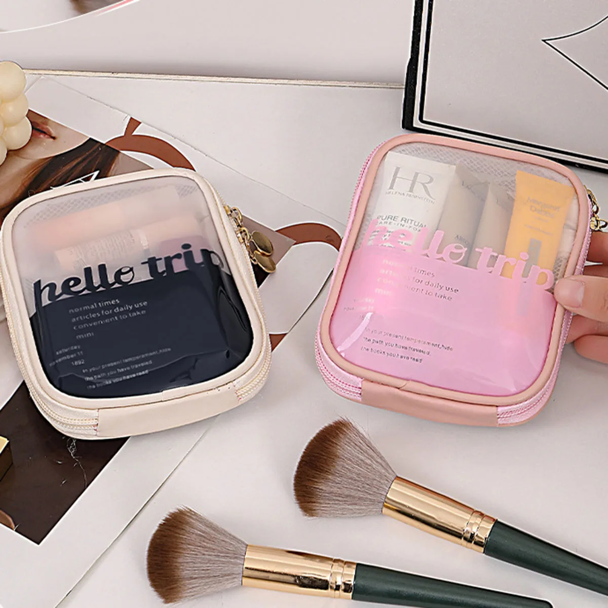 Transparent Portable Cosmetic  - Beauty Makeup Lipstick review and price