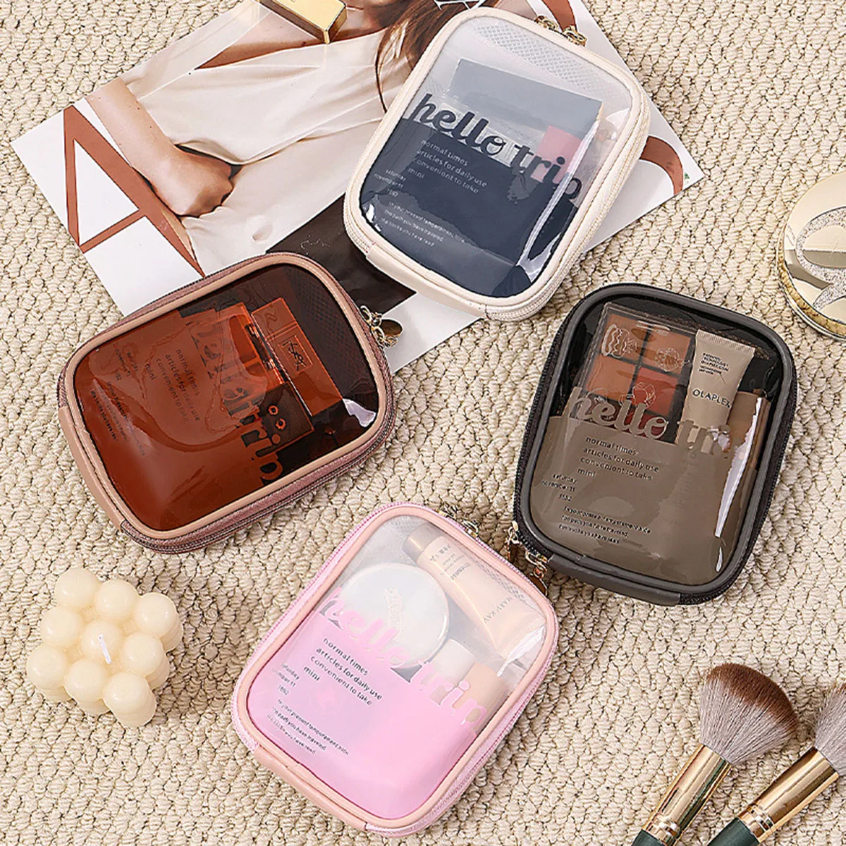 Transparent Portable Cosmetic  - Beauty Makeup Lipstick review and price