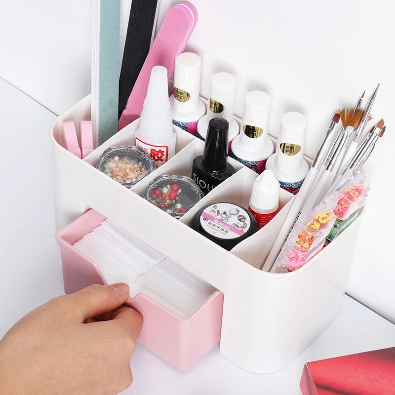 Nail Art Organizer Desktop Dra - Beauty Makeup Lipstick review and price
