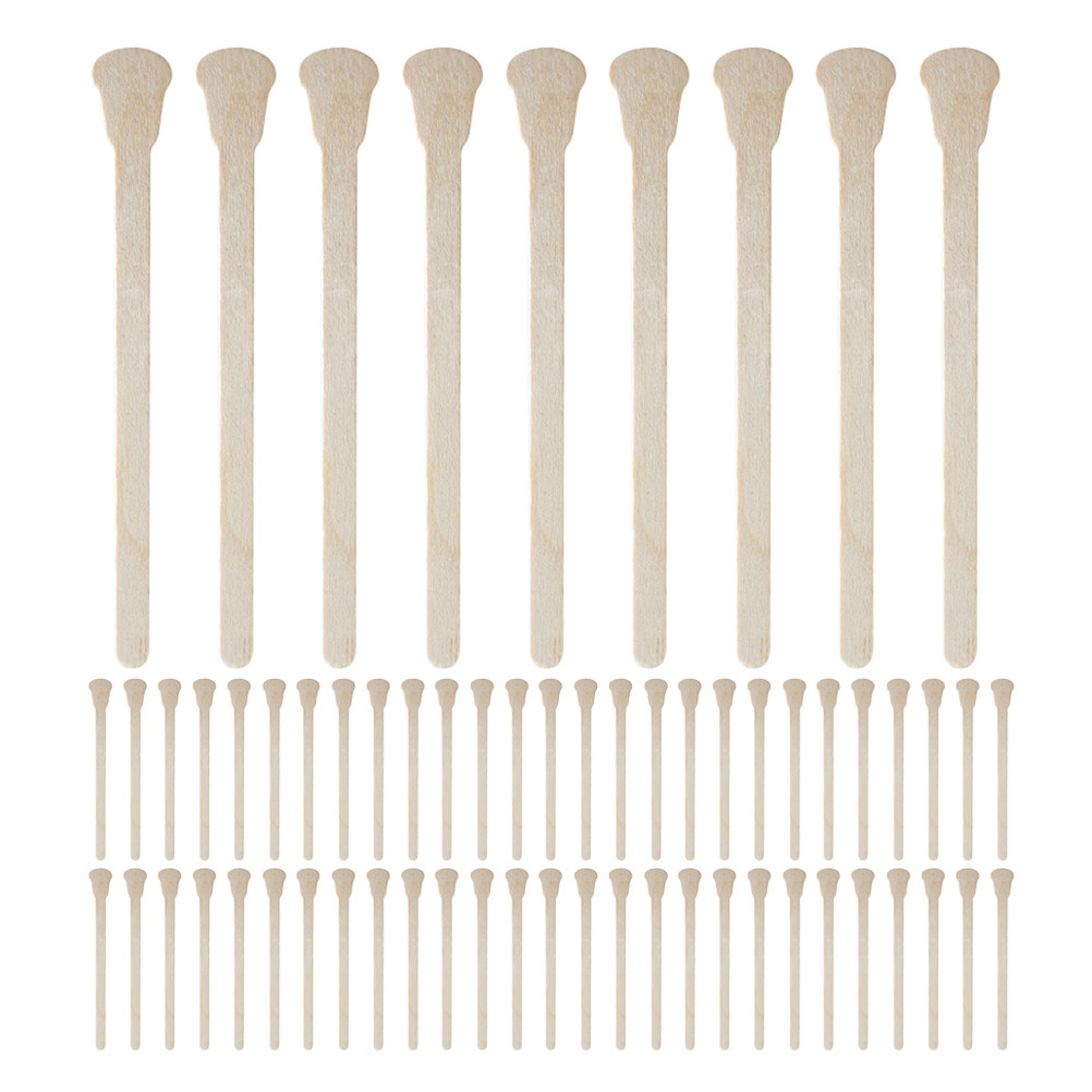 100Pcs Sturdy Wooden Wax Stick - Beauty Makeup Lipstick review and price
