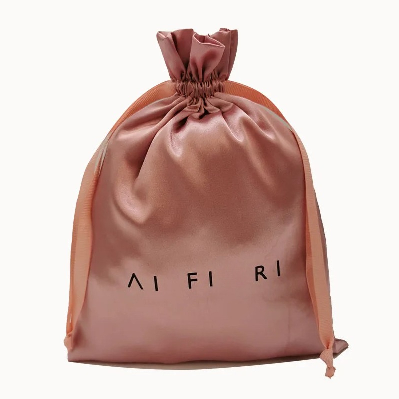 Custom Logo Satin Drawstring B - Beauty Makeup News review and price