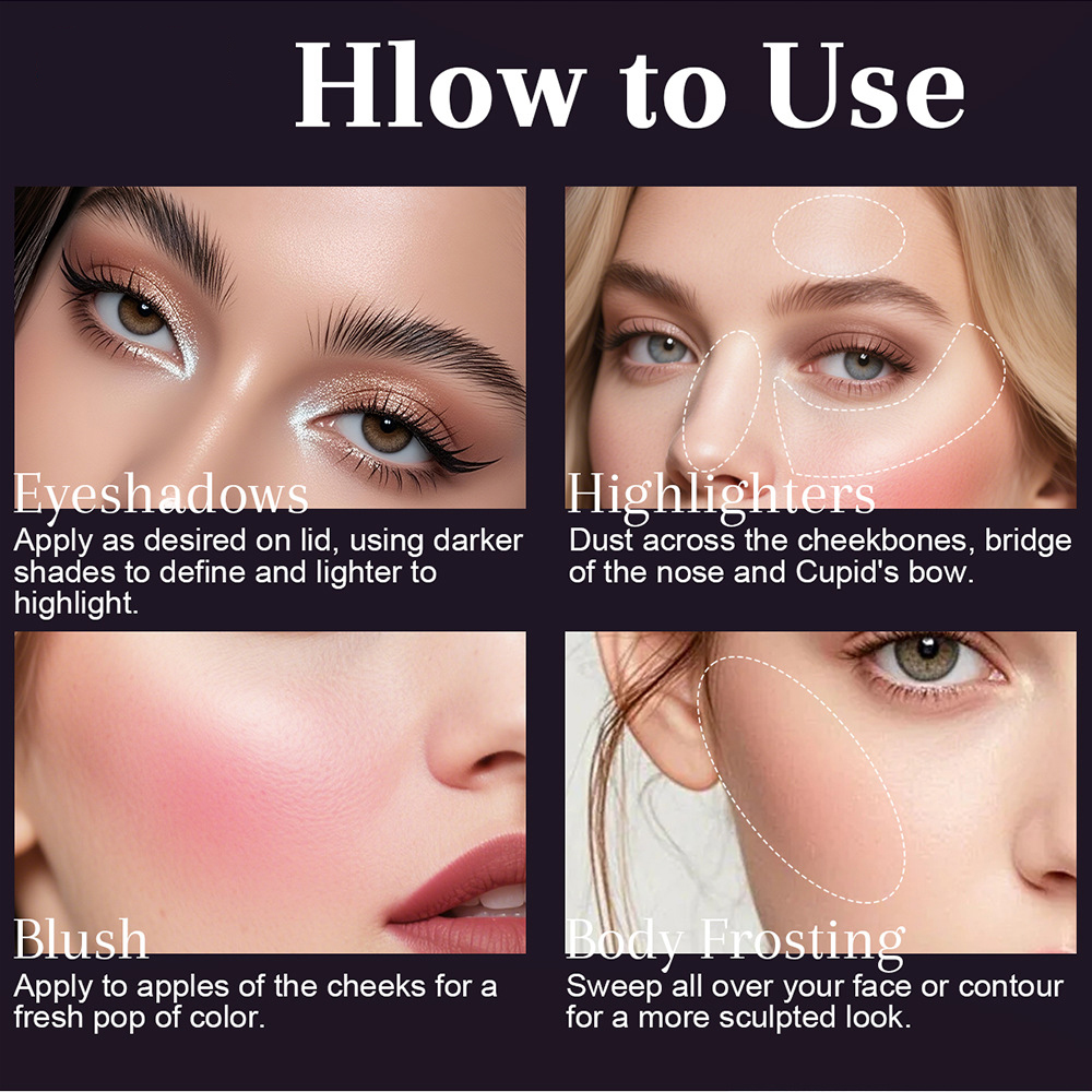 All-in-one Makeup Palette with - Highlighter Bronzer Palette review and price