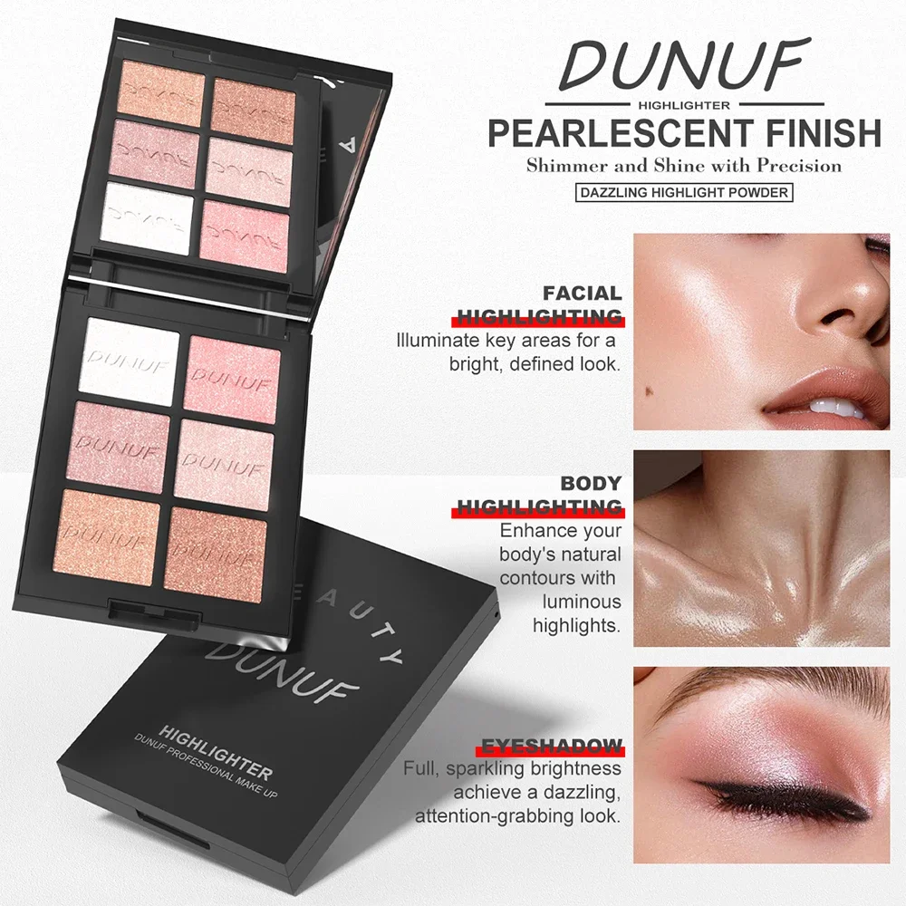 6 color Highlighter Palette Hi - Highlighter Bronzer Palette review and price
